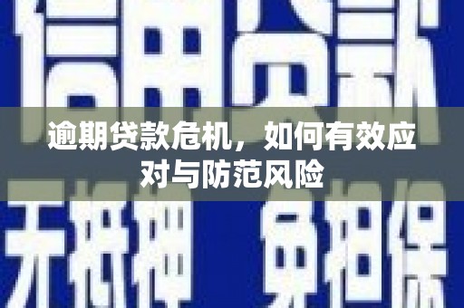 保康逾期贷款危机，如何有效应对与防范风险