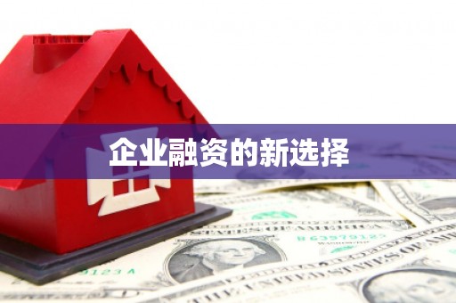 鹿城企业融资的新选择