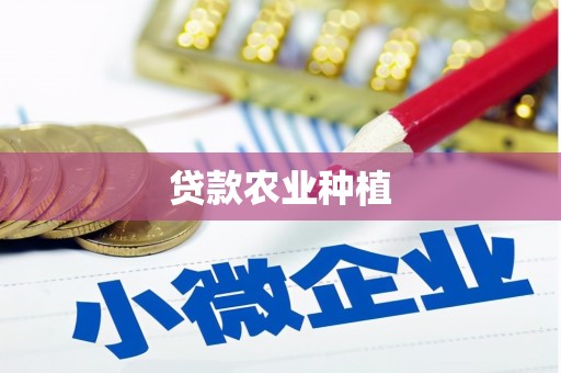 鹿野贷款农业种植