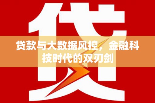 龙口贷款与大数据风控，金融科技时代的双刃剑