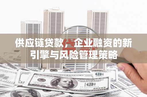 葫芦岛供应链贷款，企业融资的新引擎与风险管理策略