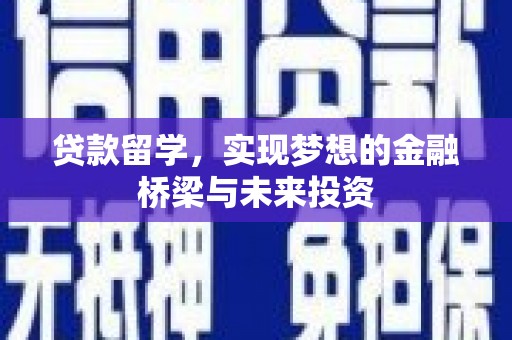 大内贷款留学，实现梦想的金融桥梁与未来投资