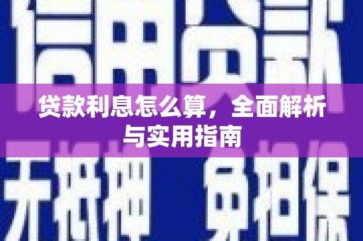 康马贷款利息怎么算，全面解析与实用指南