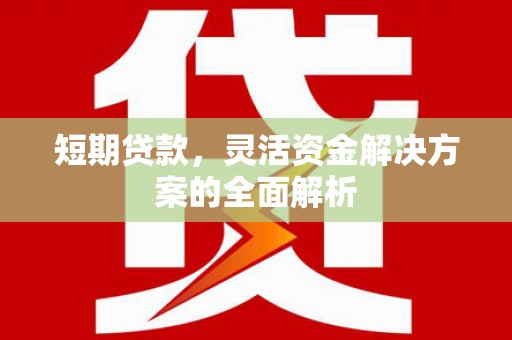 龙潭短期贷款，灵活资金解决方案的全面解析