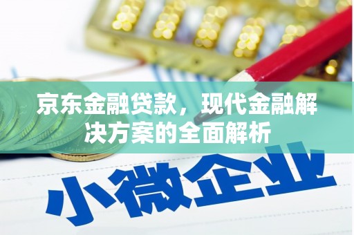 雅安京东金融贷款，现代金融解决方案的全面解析