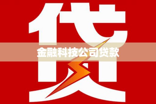 鹿泉金融科技公司贷款