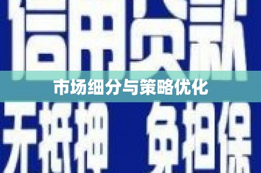 江海市场细分与策略优化